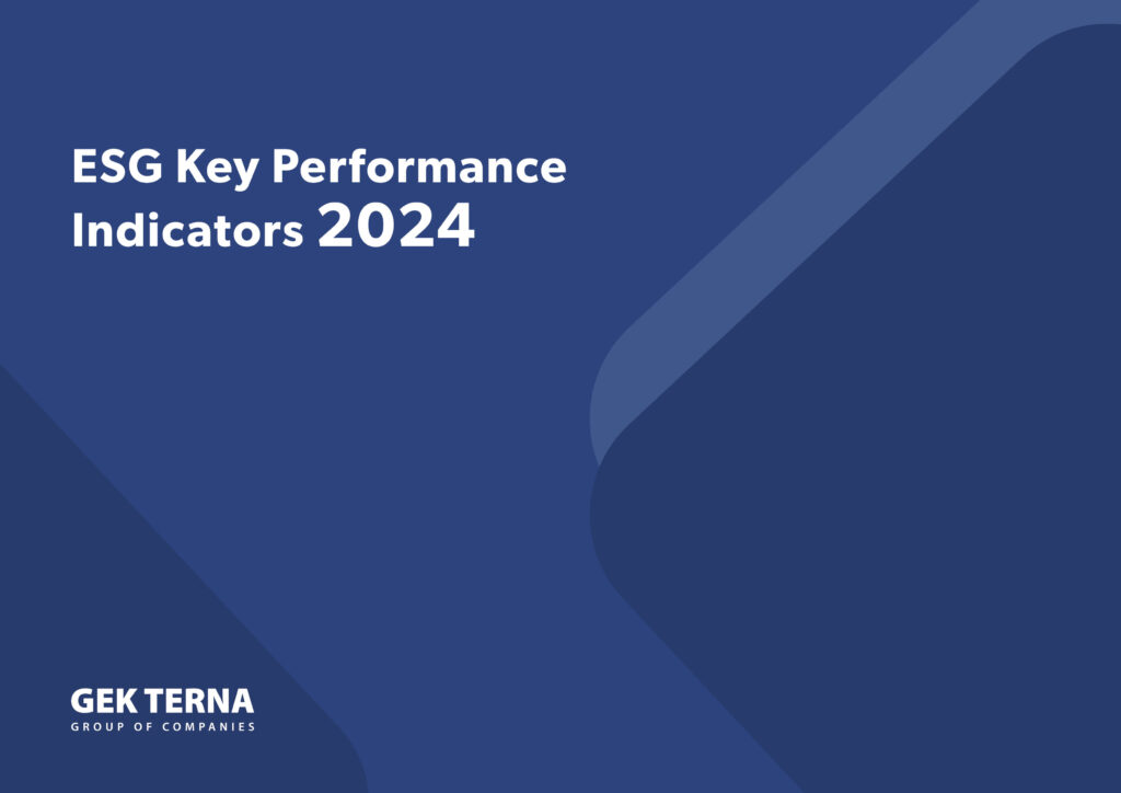 GEK TERNA_ESG REPORT 2024_Key Performance Indicators_ENG Cover